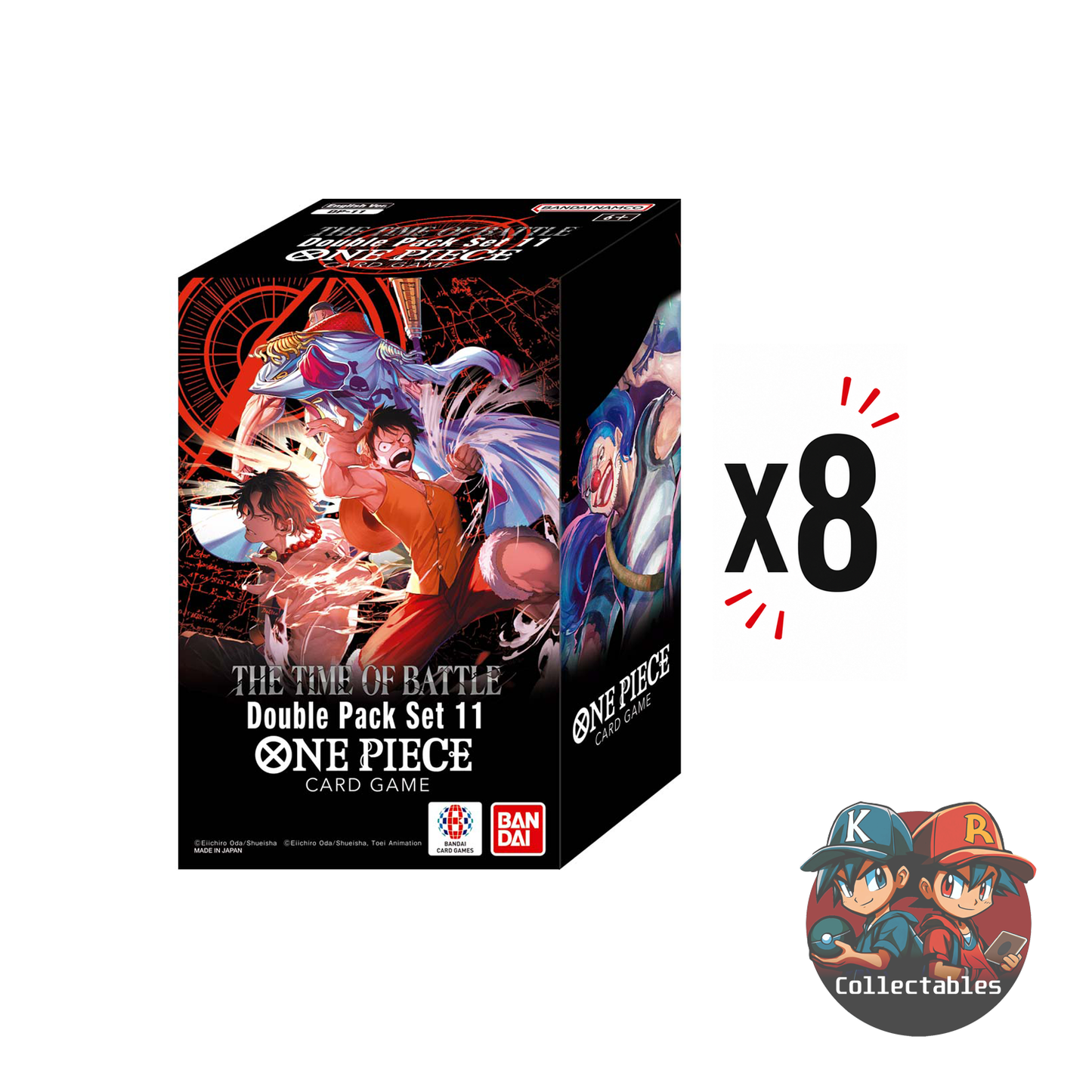 One Piece Card Game: The Time of Battle OP-16 Double Pack Display Case