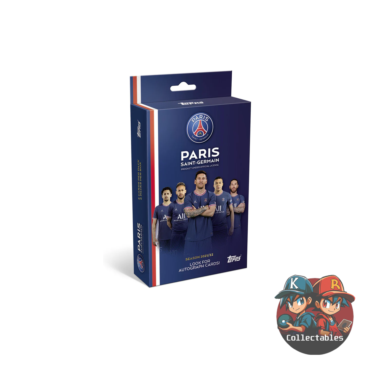 2021-22 Topps PSG Paris Saint-Germain Team Set Box
