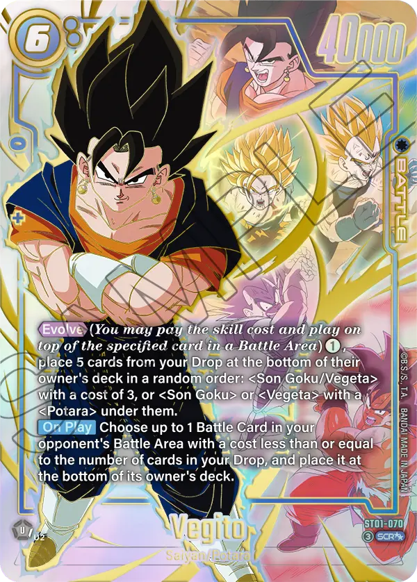 Dragon Ball Super Card Game Fusion World: Story Booster Box Vol. 1 ST01