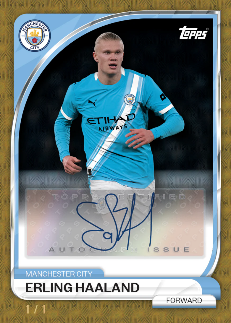 2025-26 Topps Manchester City Soccer Collector Tin