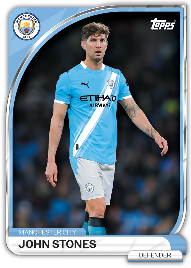2025-26 Topps Manchester City Soccer Collector Tin