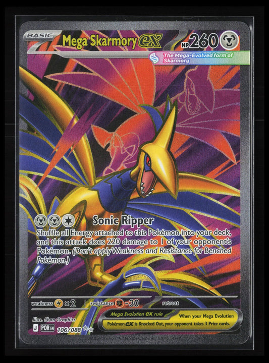 Mega Skarmory ex #106/088 Pokémon ME03: Perfect Order