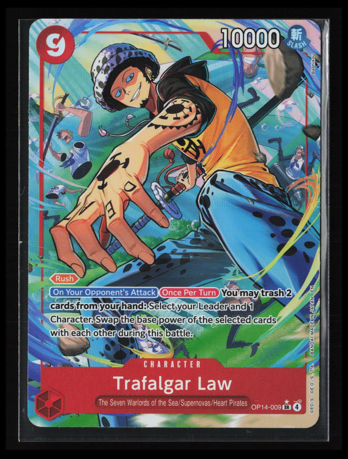 Trafalgar Law - (Alternate Art) #OP14-009 One Piece The Azure Sea's Seven