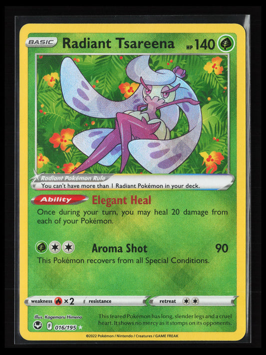Radiant Tsareena #016/195 Pokémon SWSH12: Silver Tempest