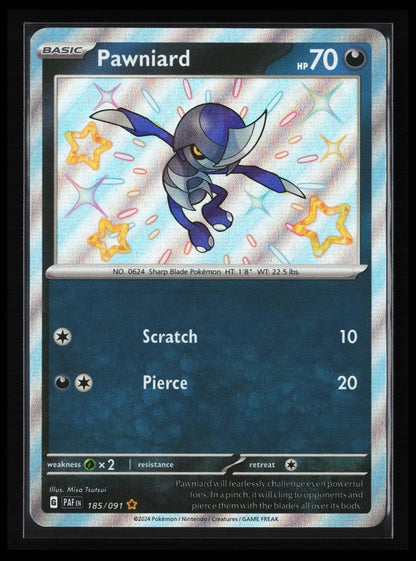 Pawniard #185/091 Pokémon SV: Paldean Fates