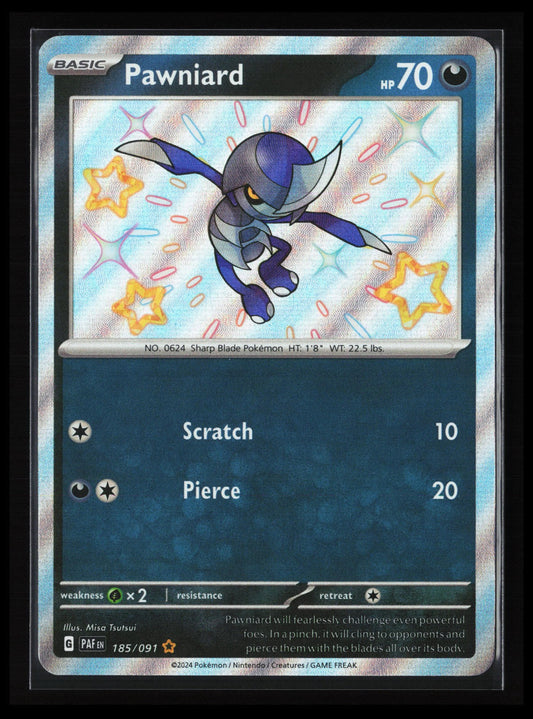 Pawniard #185/091 Pokémon SV: Paldean Fates