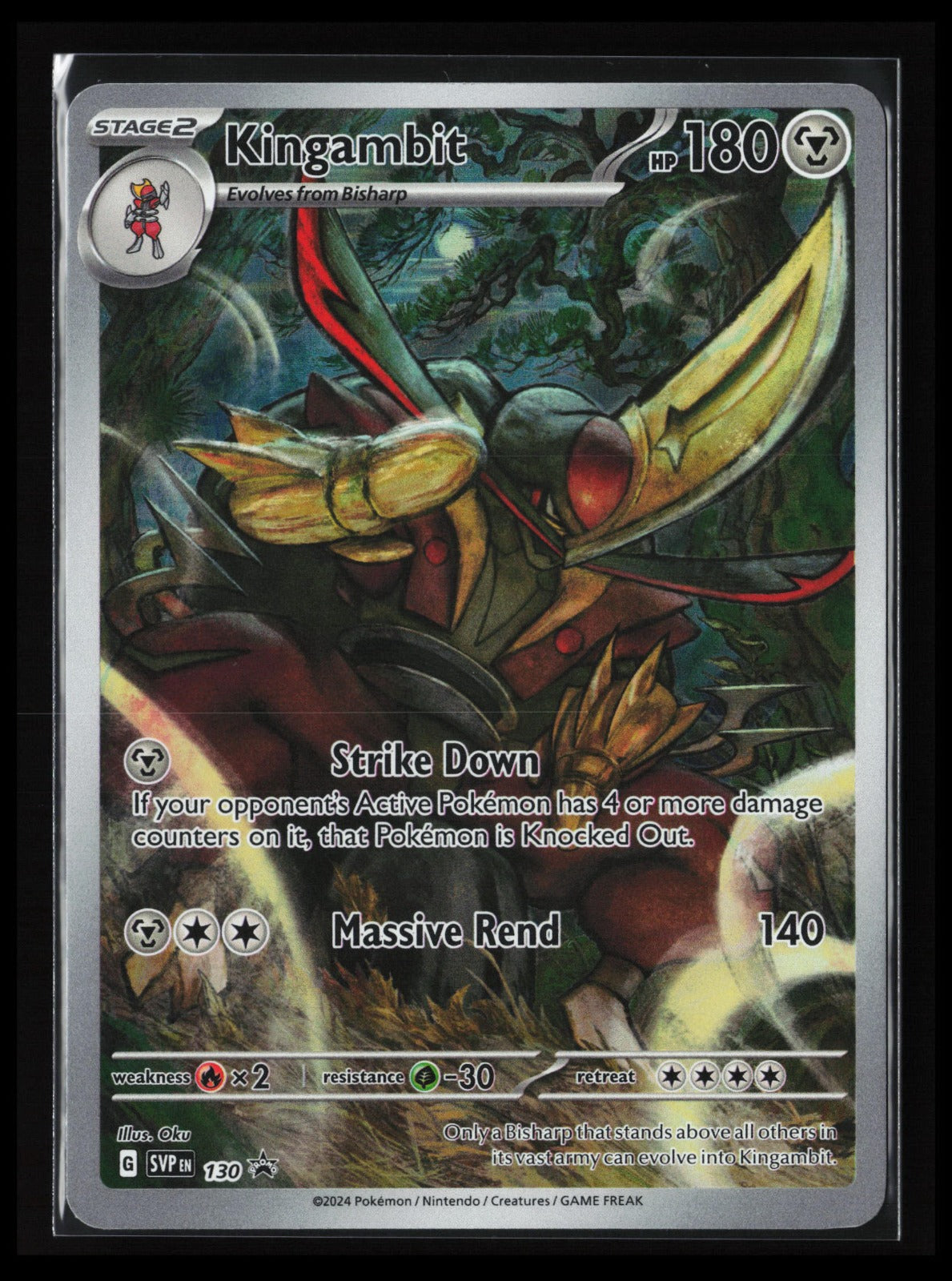Kingambit #130 Pokémon SV: Scarlet & Violet Promo Cards