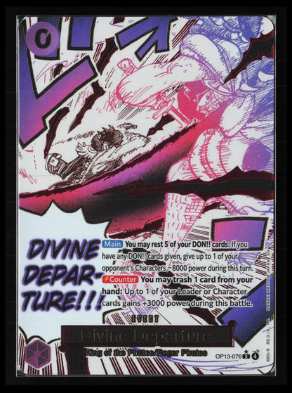 Divine Departure (Alternate Art) #OP13-076 One Piece Carrying On His Will