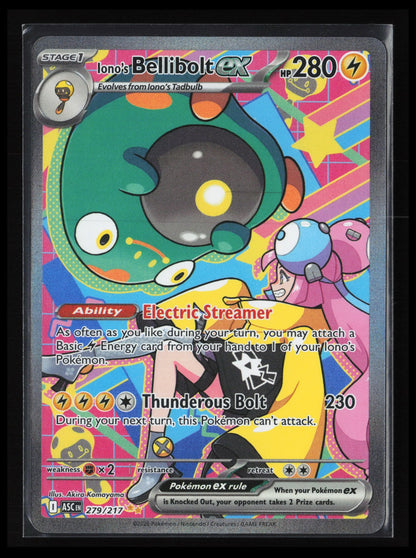 Iono's Bellibolt ex #279/217 Pokémon ME: Ascended Heroes