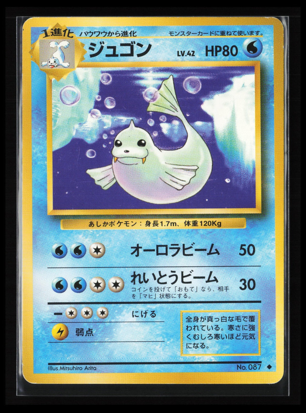 Dewgong #087 Pokémon Japanese Expansion Pack