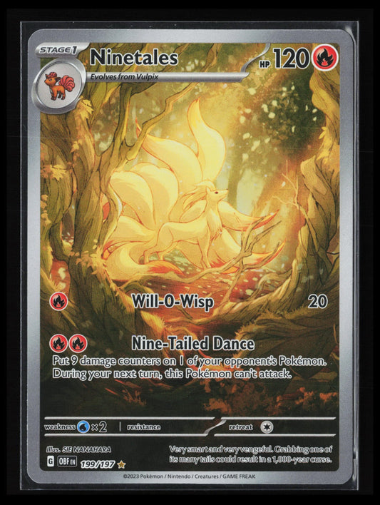 Ninetales #199/197 Pokémon SV03: Obsidian Flames
