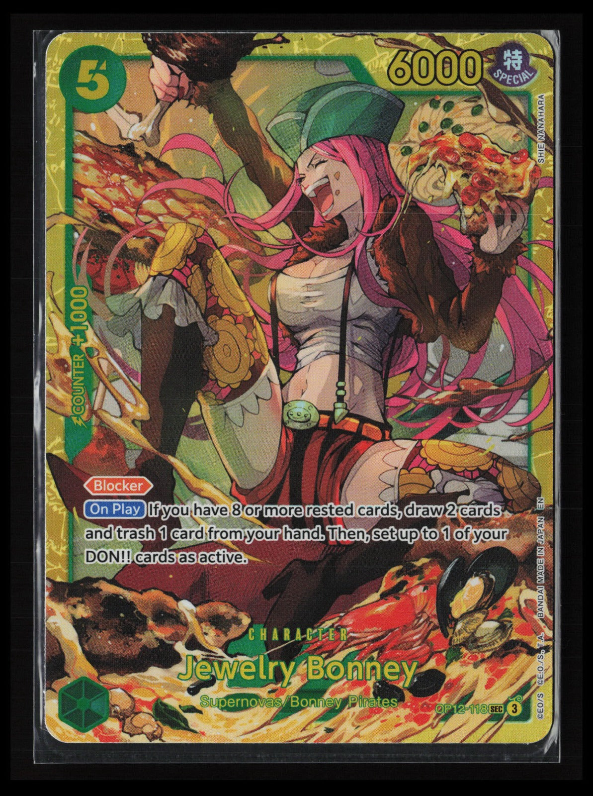 Jewelry Bonney #OP12-118 One Piece Legacy of the Master