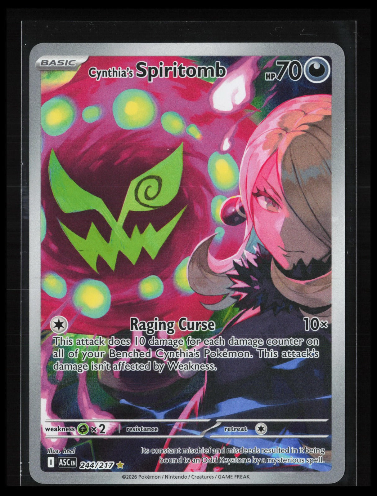 Cynthia's Spiritomb #244/217 Pokémon ME: Ascended Heroes