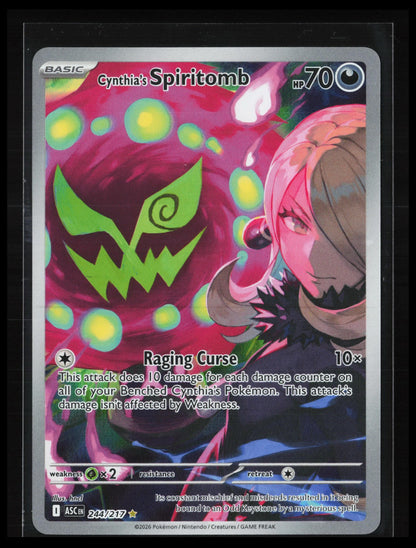 Cynthia's Spiritomb #244/217 Pokémon ME: Ascended Heroes