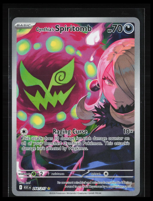 Cynthia's Spiritomb #244/217 Pokémon ME: Ascended Heroes