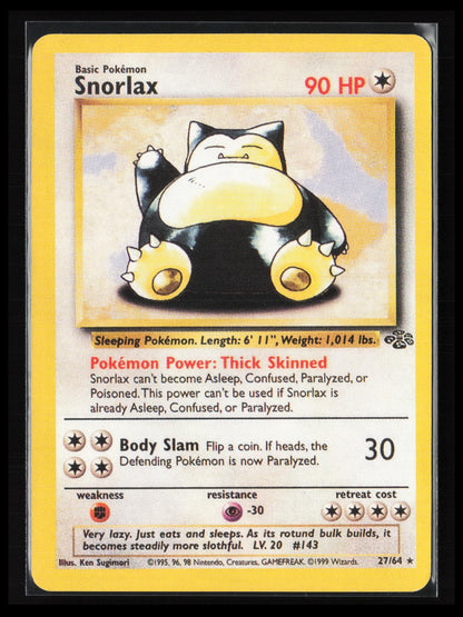Snorlax #27/64 Pokémon Jungle