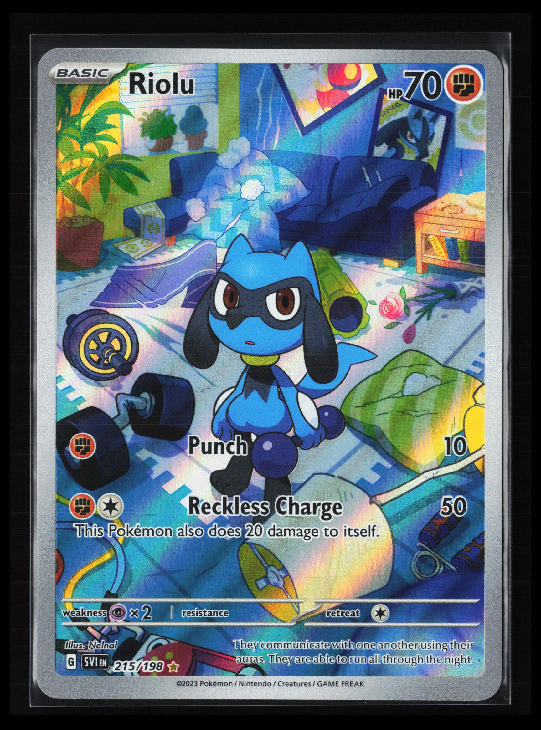 Riolu - #215/198 Pokémon SV01: Scarlet & Violet Base Set