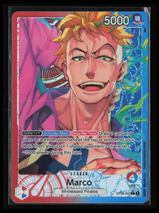 Marco (Parallel) #OP08-002 One Piece Two Legends