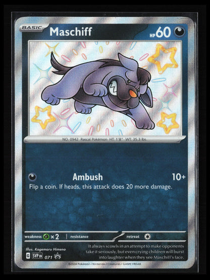 Maschiff #071 Pokémon Japanese SV: Scarlet & Violet Promo Cards