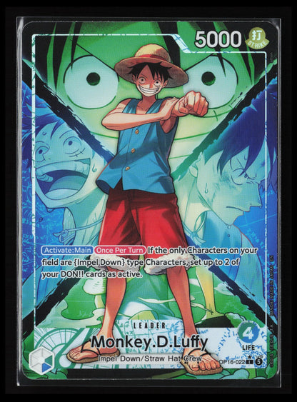 Monkey.D.Luffy (Alternate Art) #OP16-022 One Piece The Time of Battle
