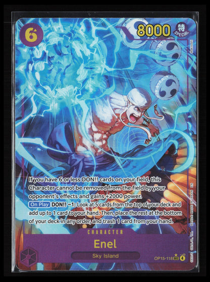 Enel (Alternate Art) #OP15-118 One Piece Adventure on Kami's Island