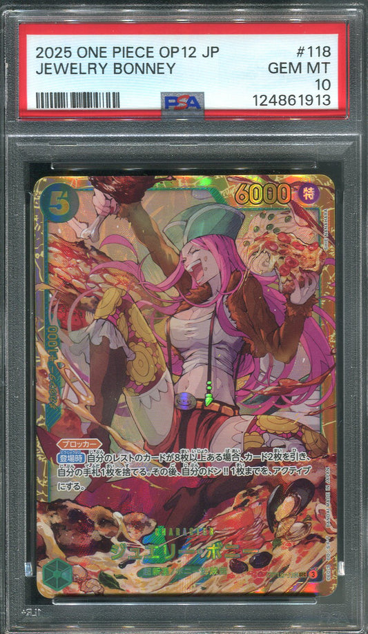 2024 Jewelry Bonney OP12-118 SEC Japanese - PSA 10