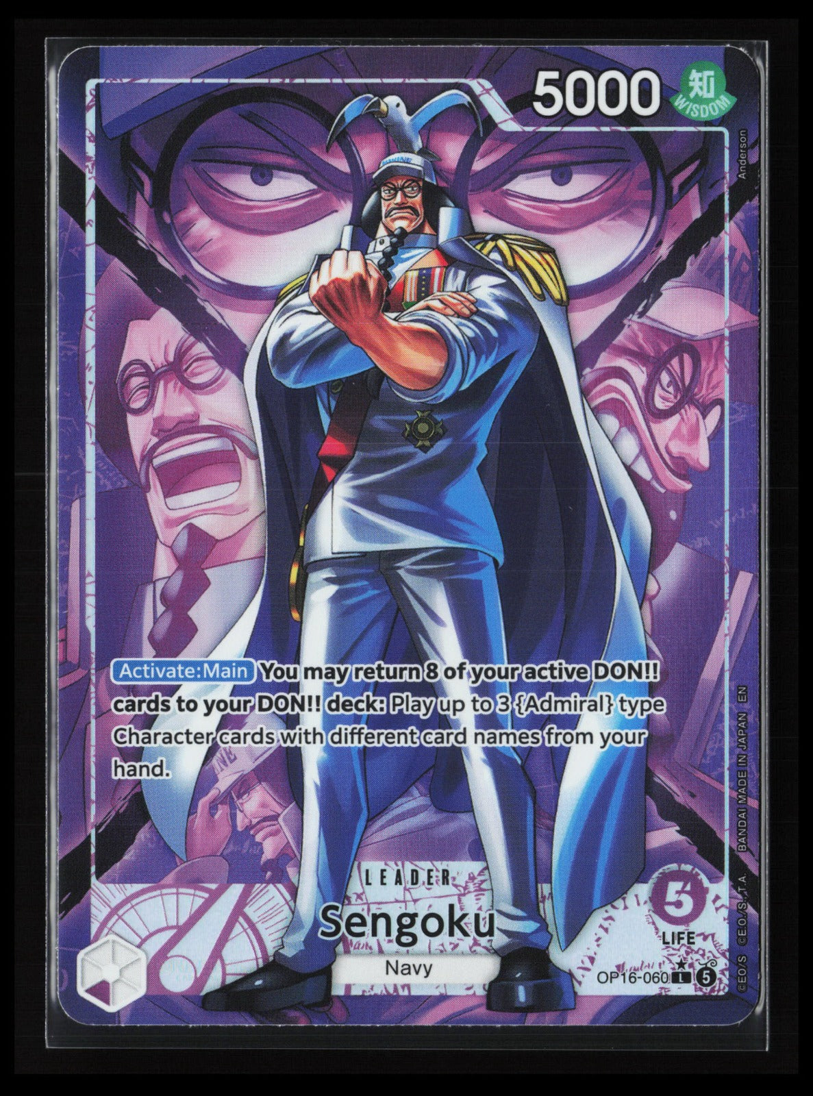 Sengoku (Alternate Art) #OP16-060 One Piece The Time of Battle