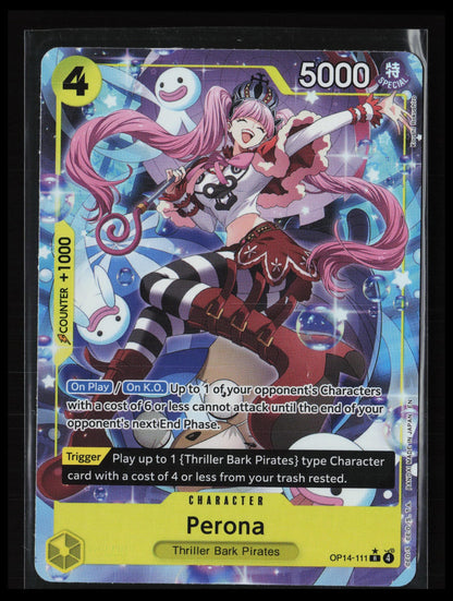 Perona - (Alternate Art) #OP14-111 One Piece The Azure Sea's Seven