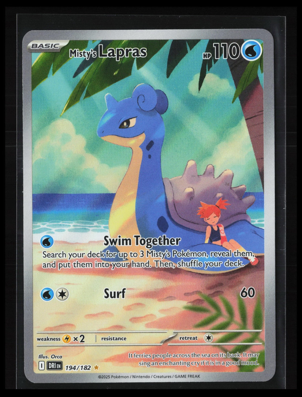 Misty's Lapras #194/182 Pokémon SV10: Destined Rivals
