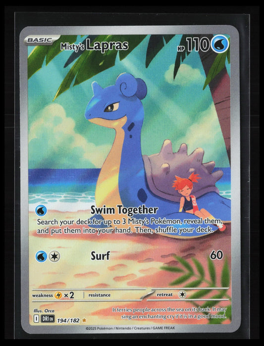 Misty's Lapras #194/182 Pokémon SV10: Destined Rivals