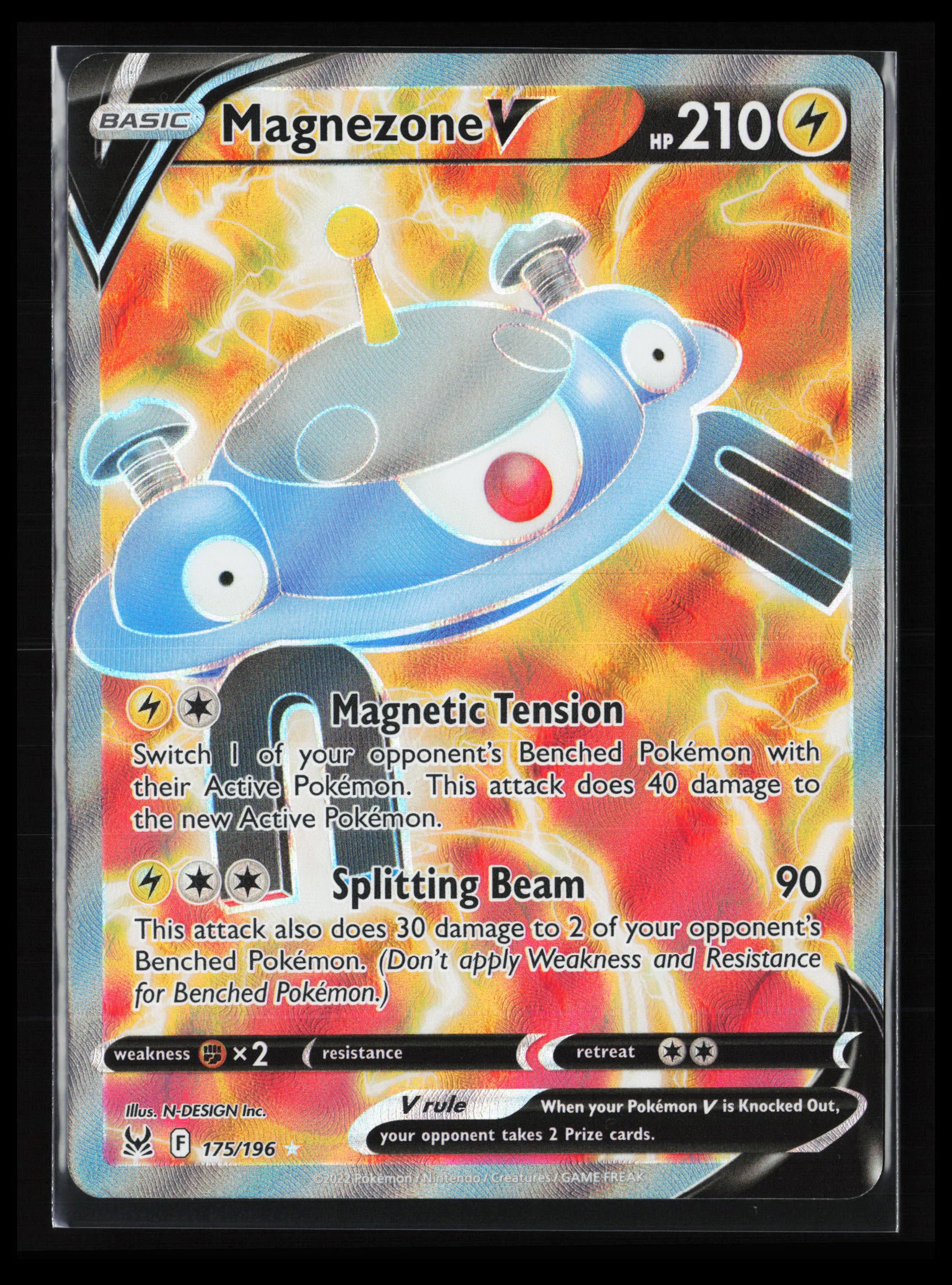 Magnezone V (Full Art) #175/196 Pokémon SWSH11: Lost Origin