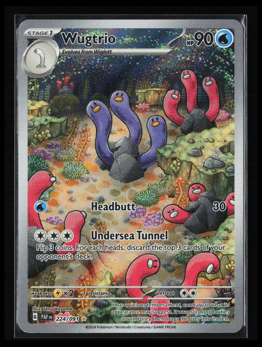 Wugtrio #224/091 Pokémon SV: Paldean Fates