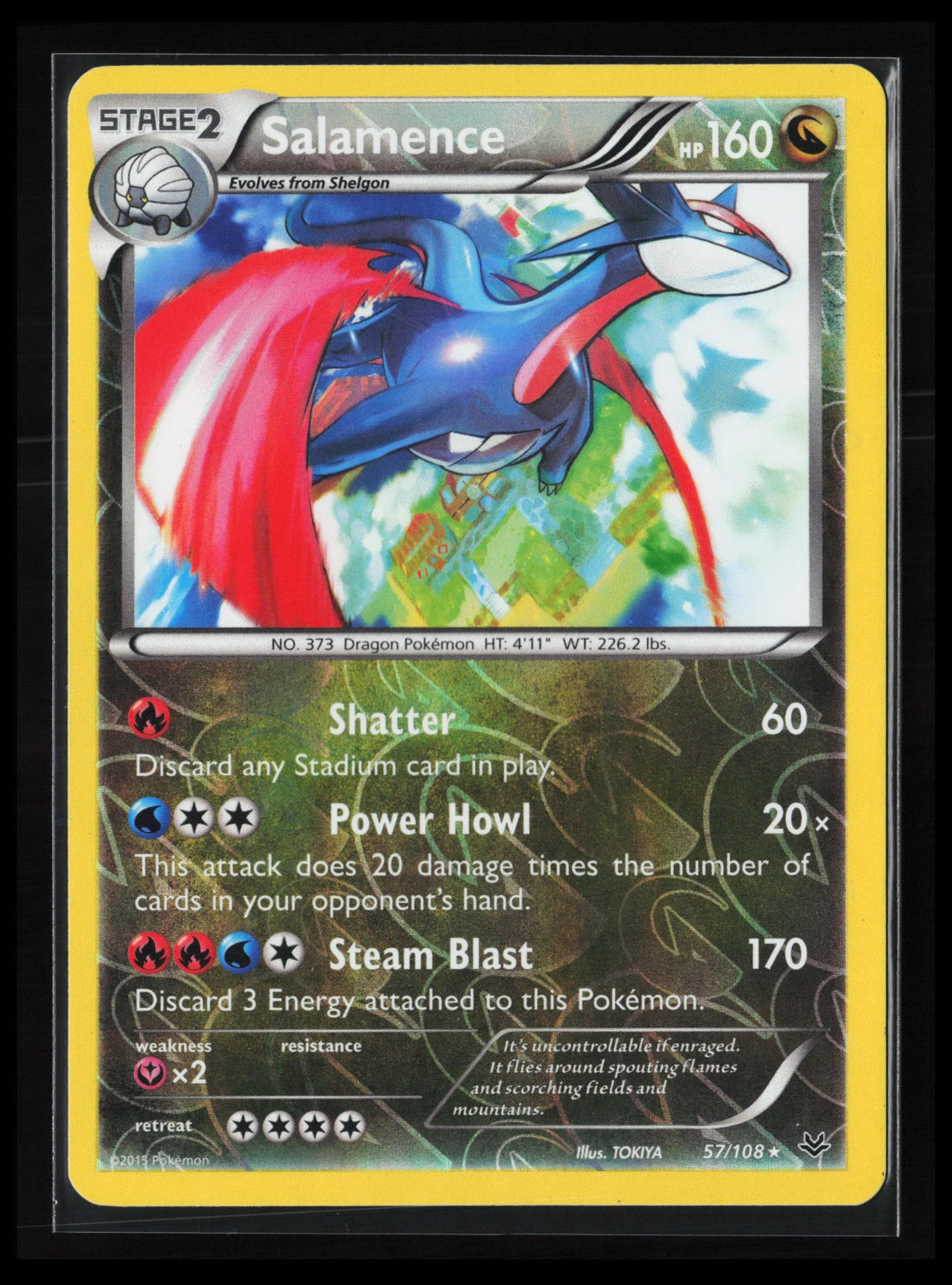Salamence #57/108 Pokémon XY - Roaring Skies