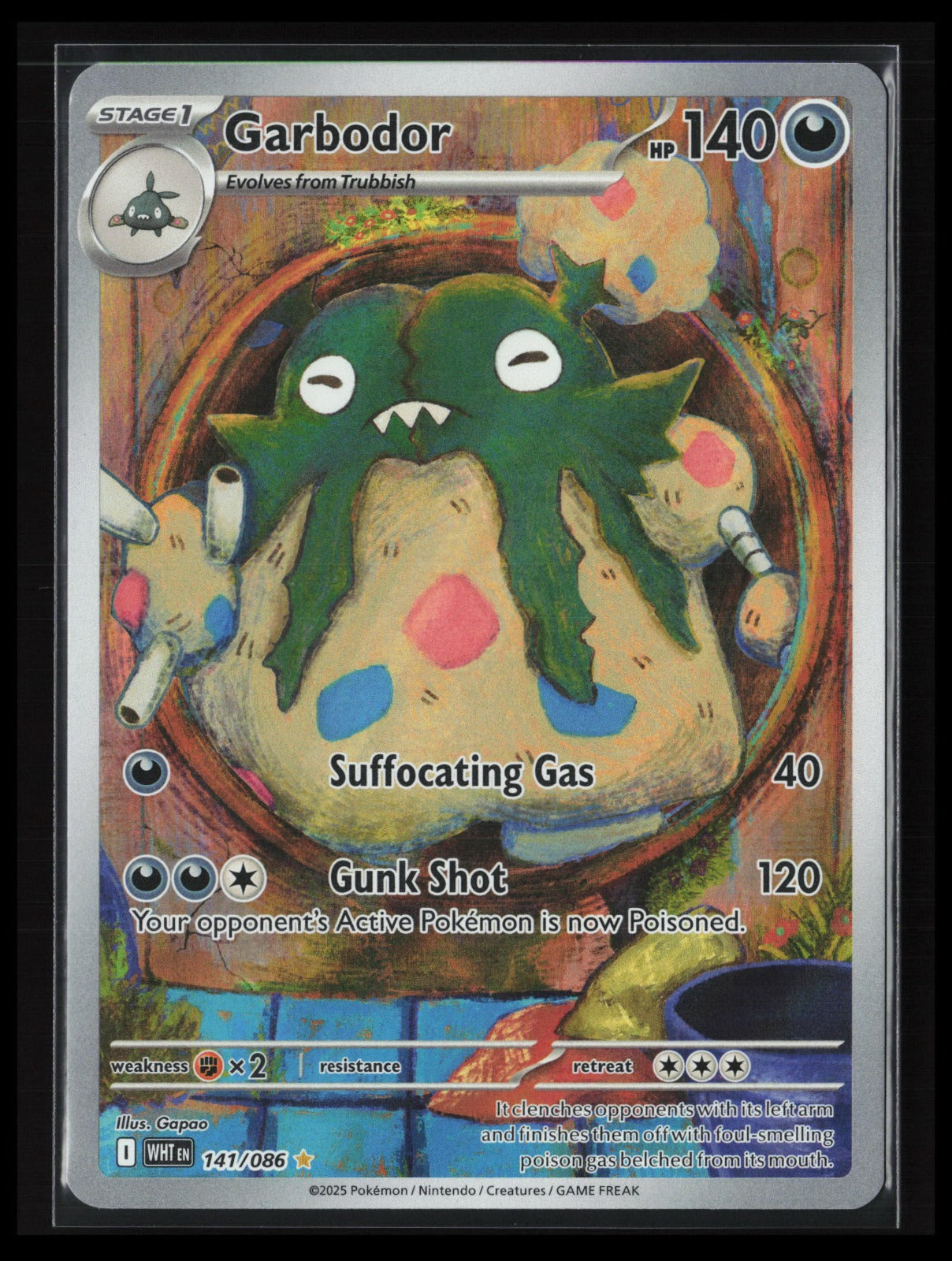 Garbodor #141/086 Pokémon SV: White Flare