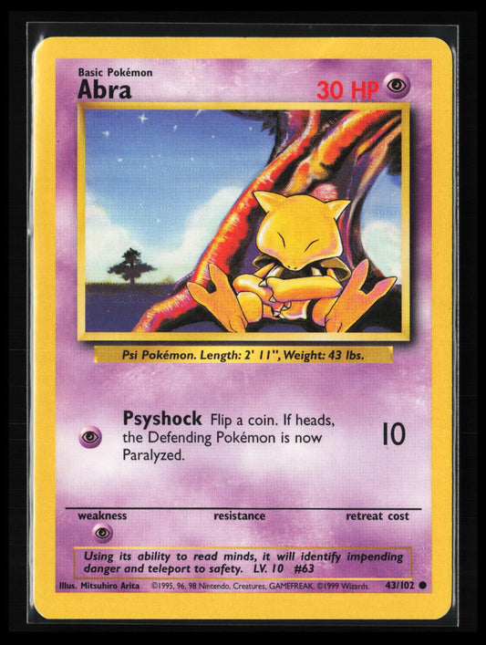 Abra #065/130 Pokémon Base Set 2