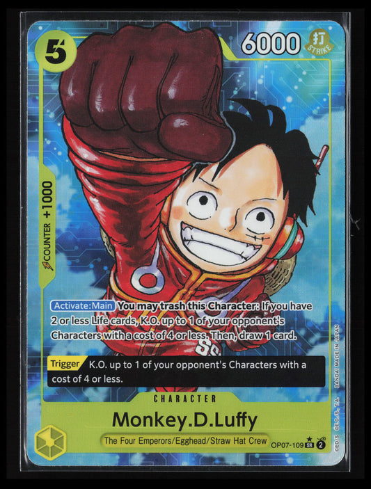 Monkey.D.Luffy (109) (Parallel) #OP07-109 Pokémon 500 Years in the Future