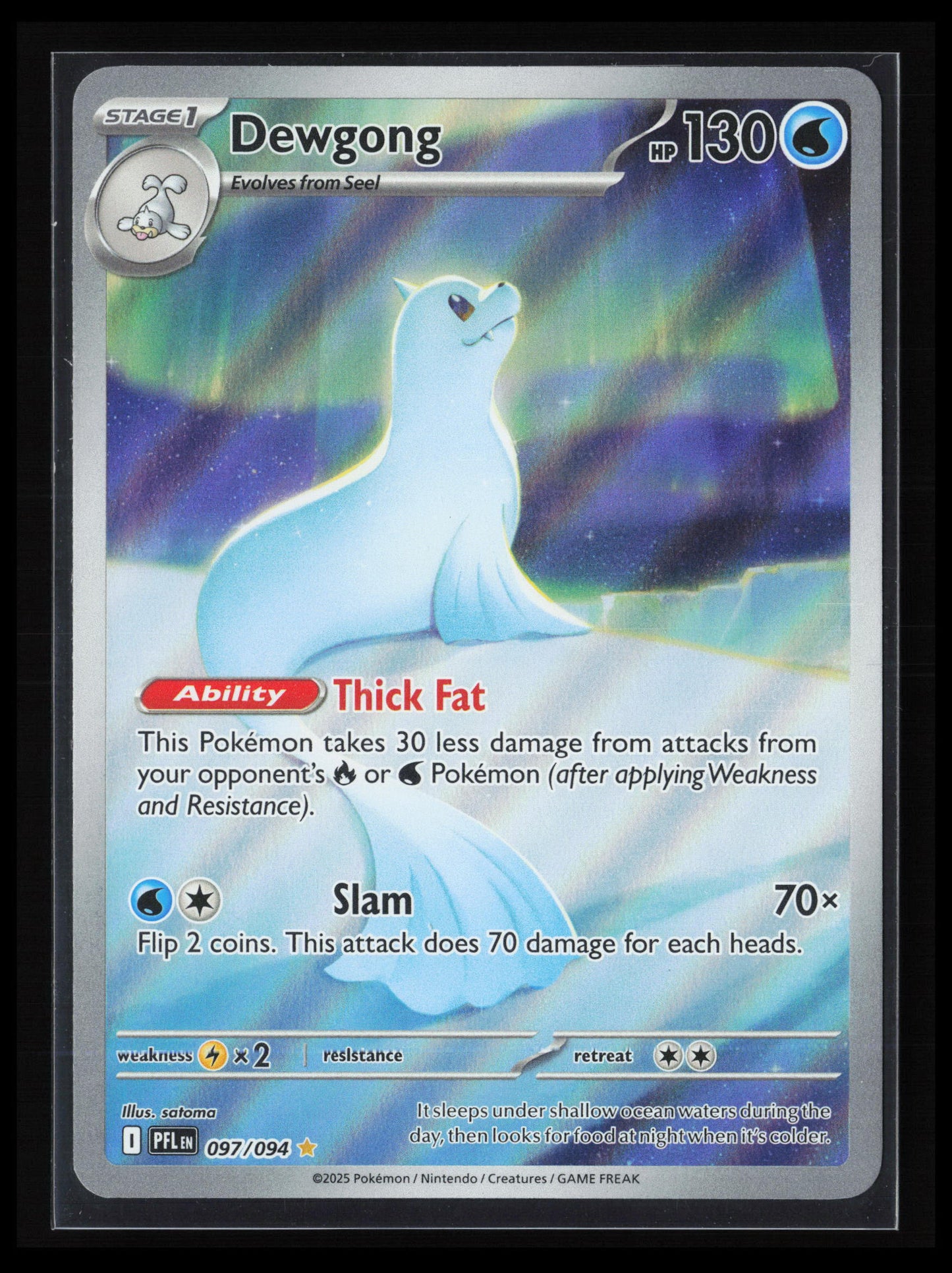 Dewgong #097/094 Pokémon ME02: Phantasmal Flames