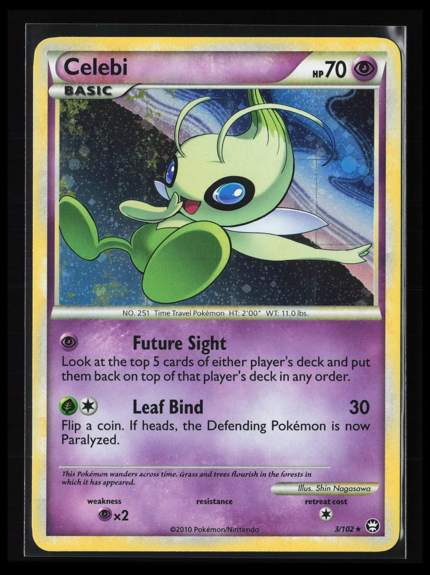 Celebi #3/102 Pokémon Triumphant