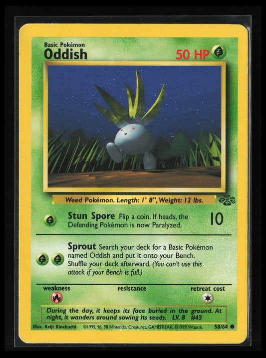 Oddish #58/64 Pokémon Jungle