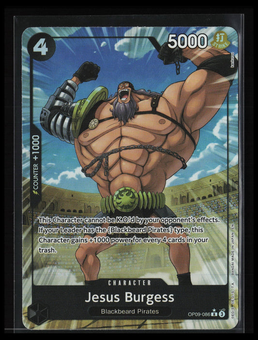 Jesus Burgess (Alternate Art) #OP09-086 One Piece The Best Vol. 2
