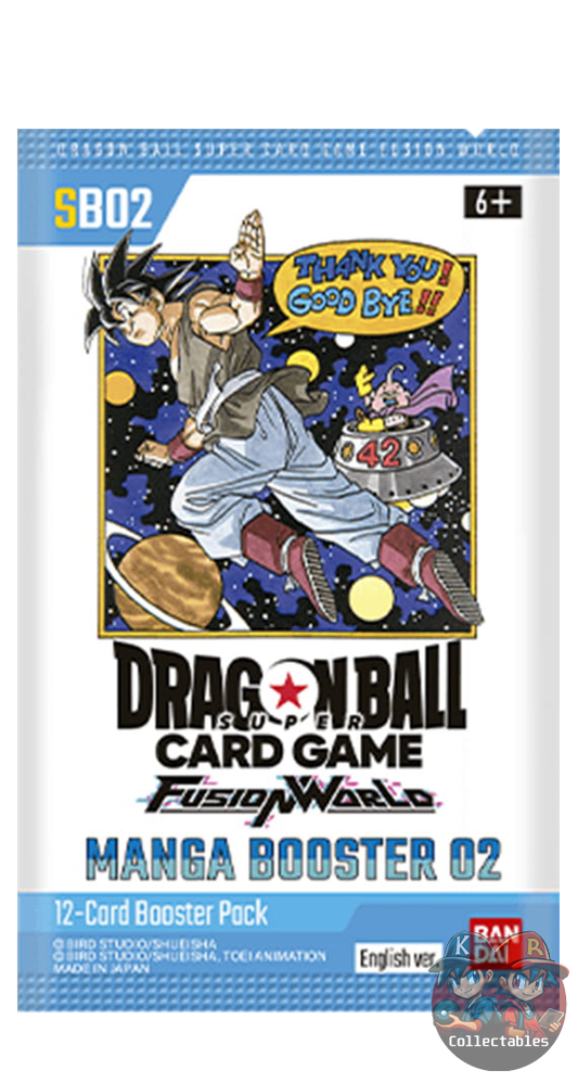 Dragon Ball Super Card Game Fusion World Manga Booster Pack SB02