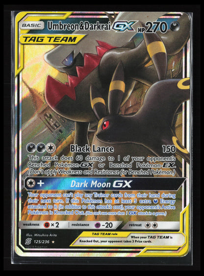 Umbreon & Darkrai GX #125 Pokemon Unified Minds