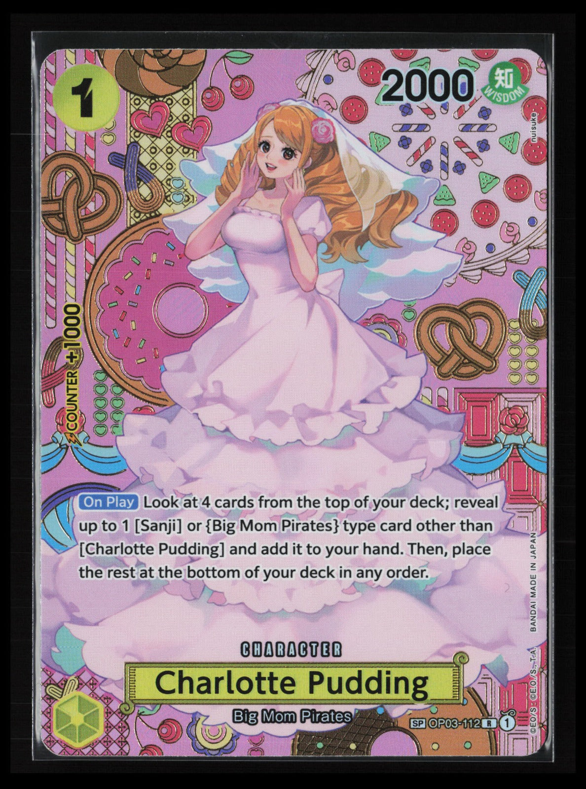 Charlotte Pudding (SP) #OP03-112 One Piece Two Legends