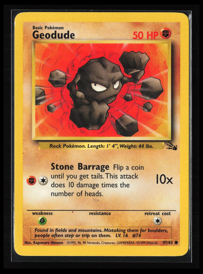 Geodude #077/110 Pokémon Legendary Collection