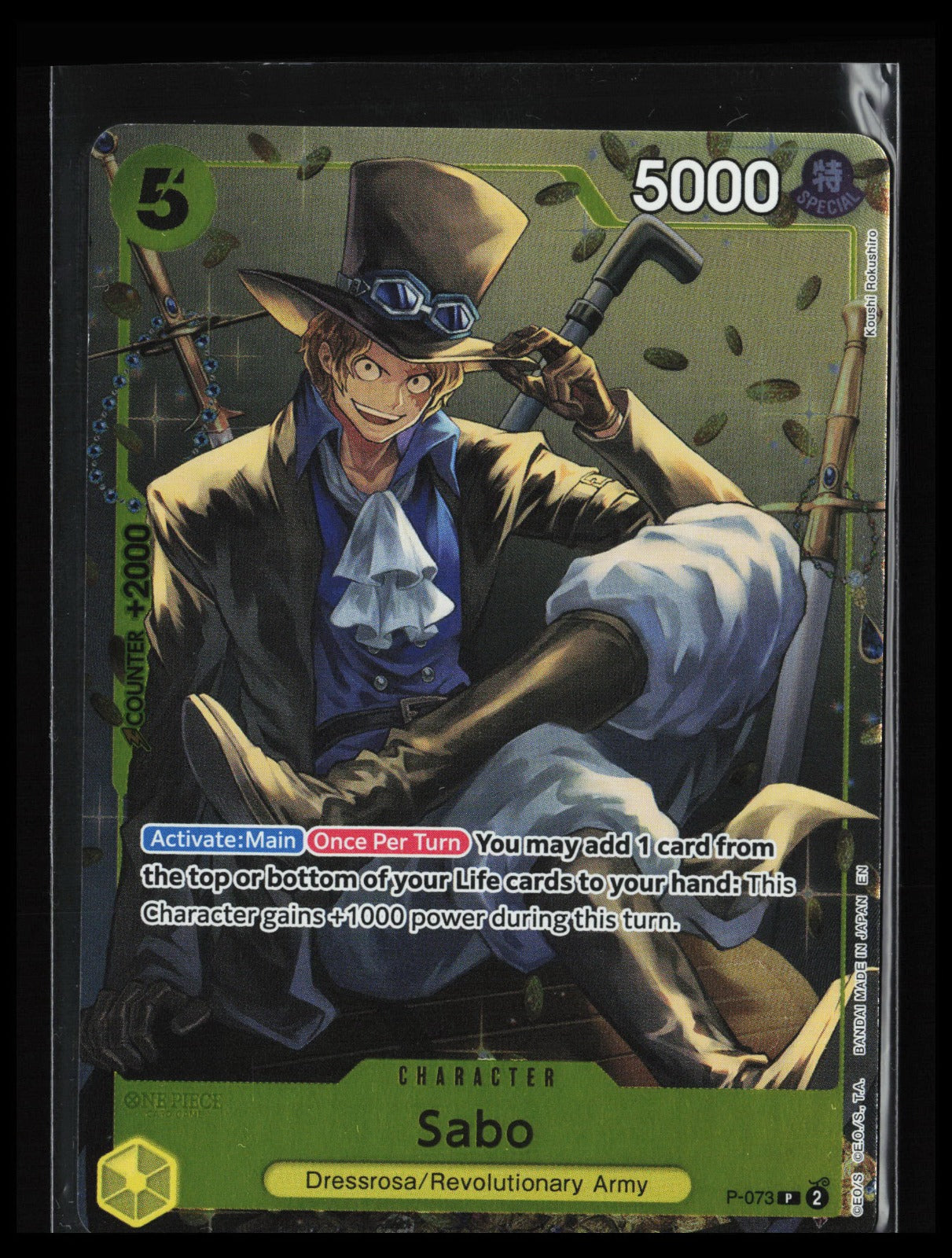 Sabo (Tin Pack Set Vol. 2) #P-073 One Piece One Piece Promotion Cards