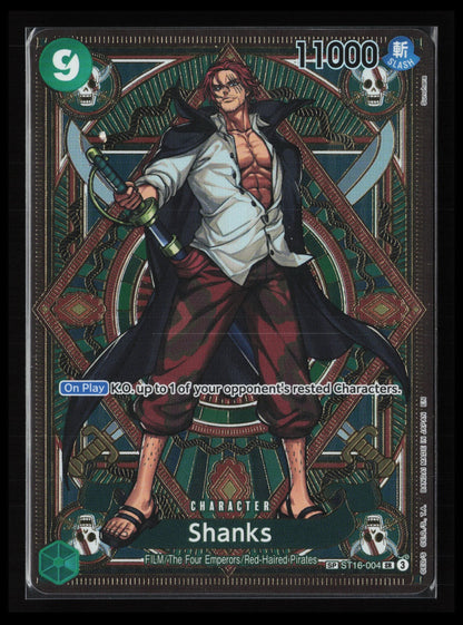 Shanks (SP) #ST16-004 One Piece A Fist of Divine Speed