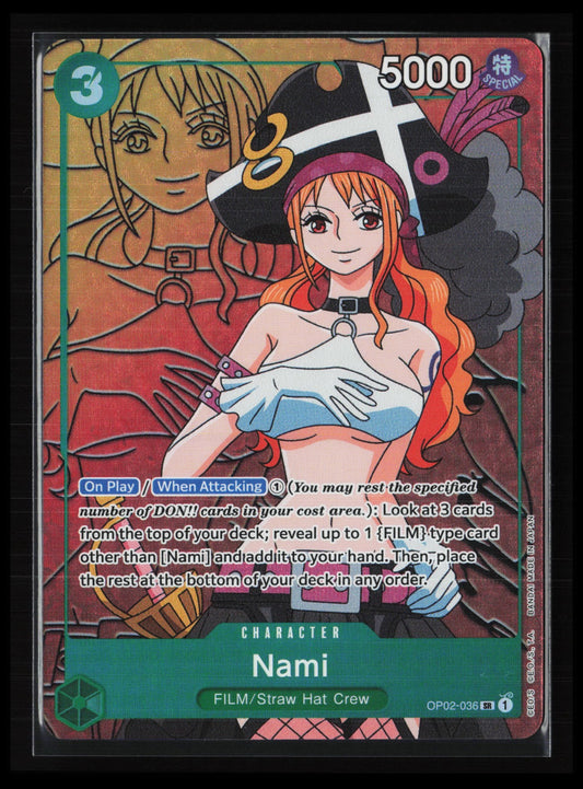 Nami (Alternate Art) #OP02-036 One Piece Paramount War