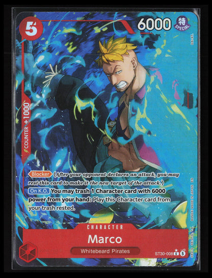 Marco #ST30-008 One Piece Starter Deck EX: Luffy & Ace