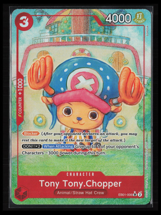 Tony Tony.Chopper (Alternate Art) #EB01-006 One Piece Extra Booster