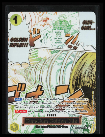 Gum-Gum Golden Rifle (Alternate Art) #OP15-116